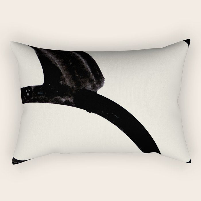 Mono Brush 1 Rectangular Pillow Gallery Image 2