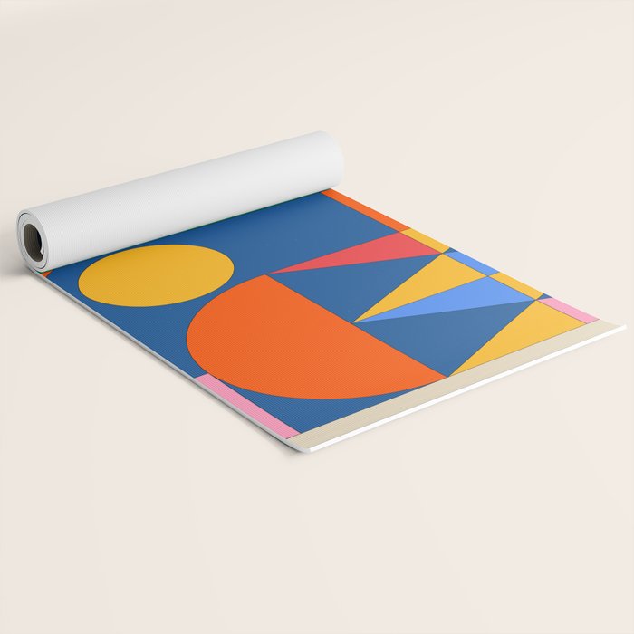 Geometric Shapes 241 Yoga Mat Gallery Image 2