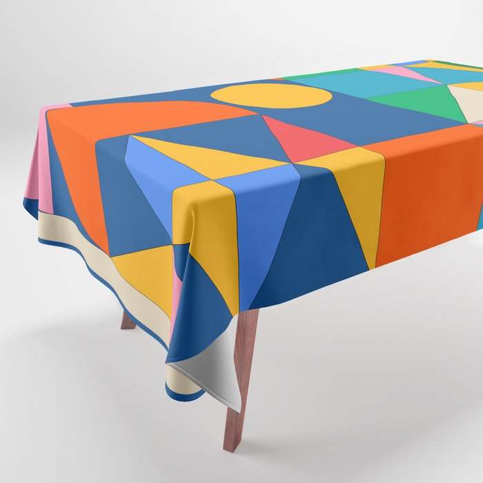 Geometric Shapes 241 Tablecloth Gallery Image 1