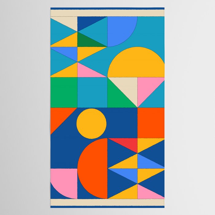 Geometric Shapes 241 Tablecloth Gallery Image 2
