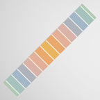 Gradient Arch XIII Retro Mid Century Modern Rainbow Table Runner Gallery Image 3