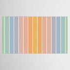 Gradient Arch XIII Retro Mid Century Modern Rainbow Tablecloth Gallery Image 2