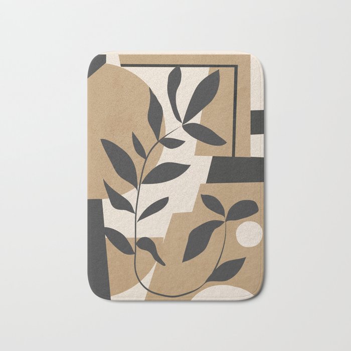Abstract Foliage 1 Bath Mat Gallery Image 1
