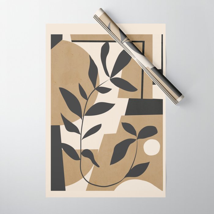 Abstract Foliage 1 Wrapping Paper Gallery Image 1