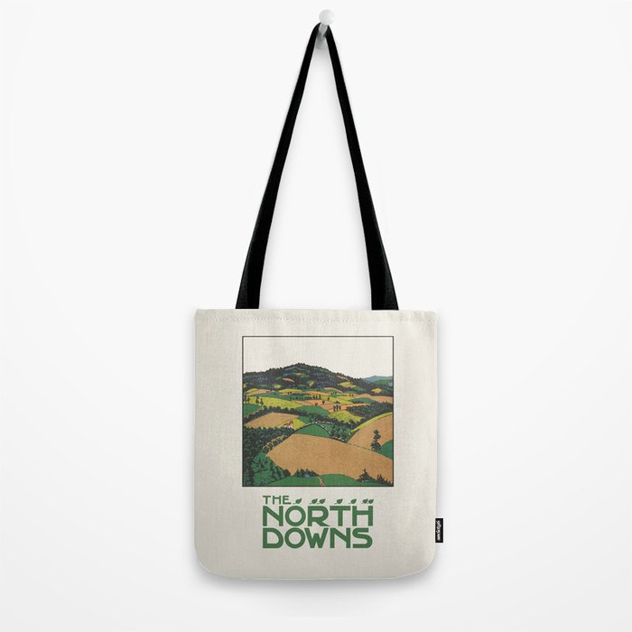 Vintage English Travel Poster - The North Downs, 1916 Tote Bag Gallery Image 2