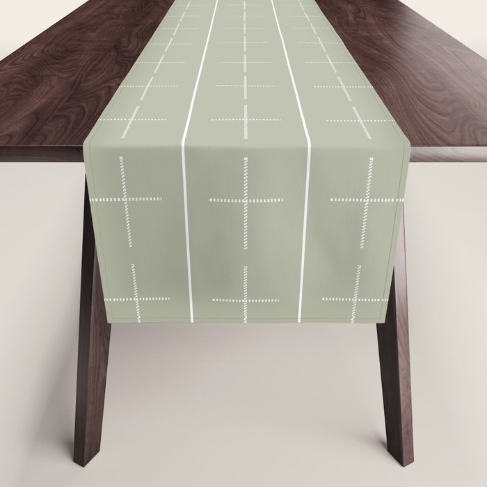 | + | + | Linen Sage Table Runner Gallery Image 1