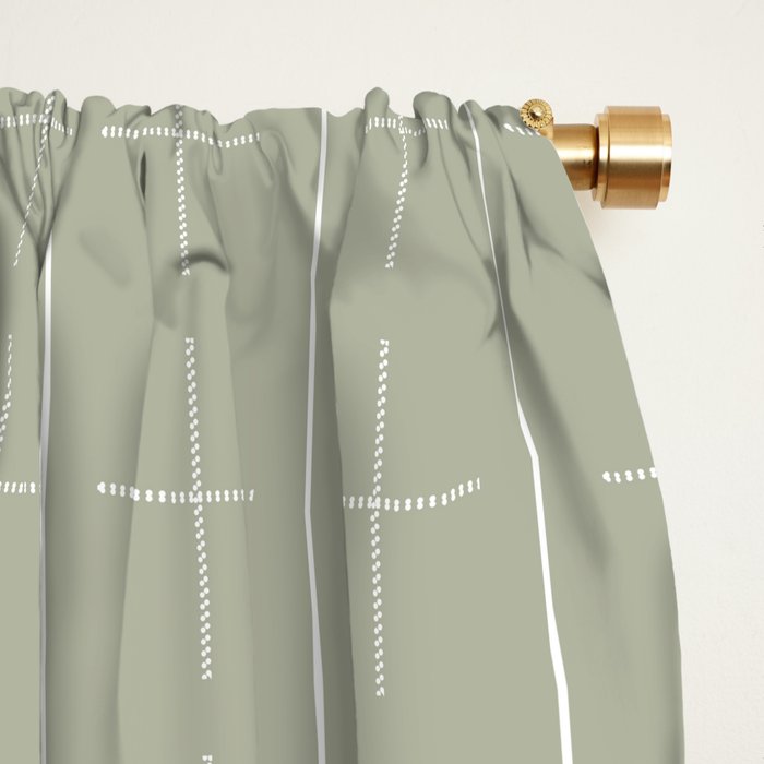 | + | + | Linen Sage Window Curtain Gallery Image 2