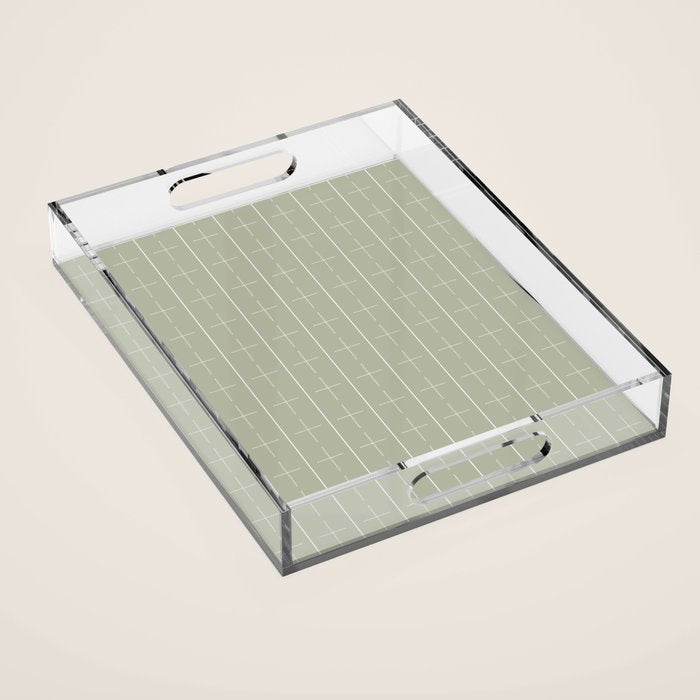 | + | + | Linen Sage Acrylic Tray Gallery Image 1