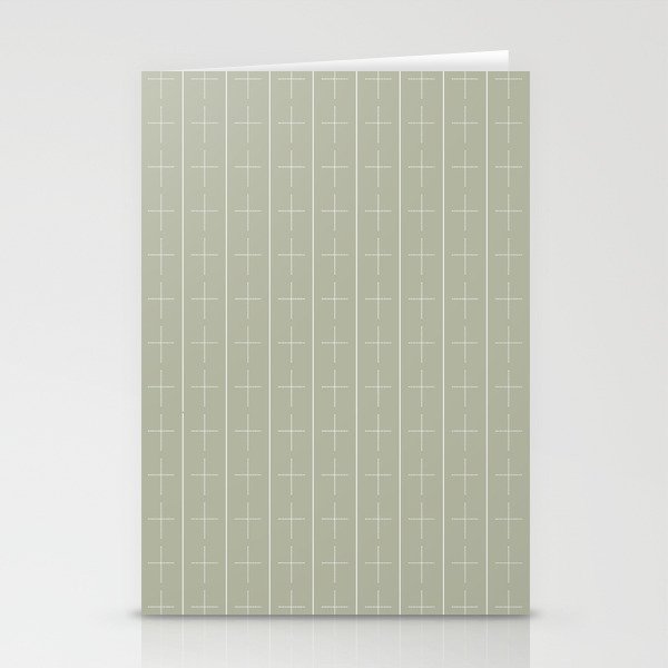 | + | + | Linen Sage Stationery Card Gallery Image 1
