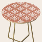 Boho Rustic Palm Radiance Terracotta Side Table Gallery Image 2