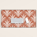 Boho Rustic Palm Radiance Terracotta Desk Mat Gallery Image 1