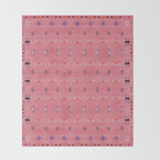 Lovely Pink Oriental Traditional Moroccan Handmade Printable Style  Throw Blanket Gallery Image 2