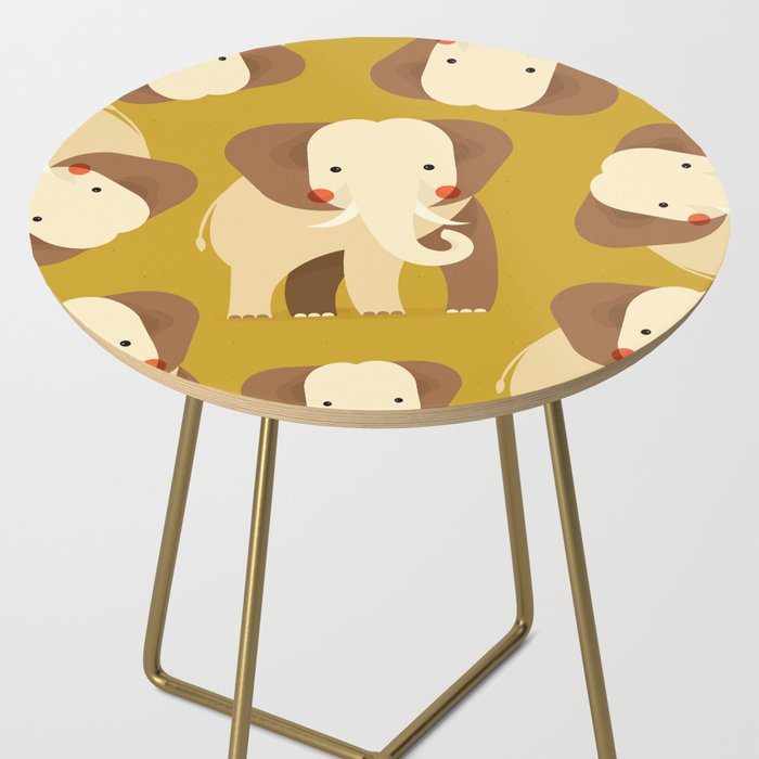 Elephant, Animal Portrait Side Table Gallery Image 2