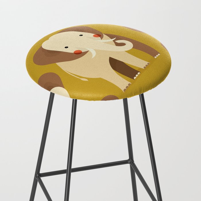 Elephant, Animal Portrait Stool Gallery Image 2