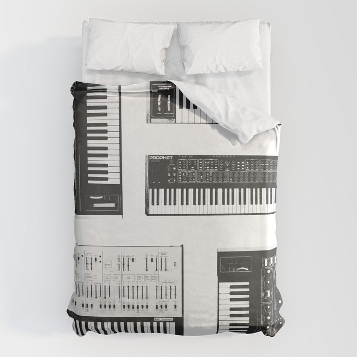 Collection : Synthetizers Duvet Cover Gallery Image 6