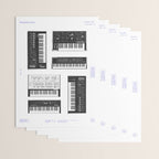 Collection : Synthetizers Wrapping Paper Gallery Image 3