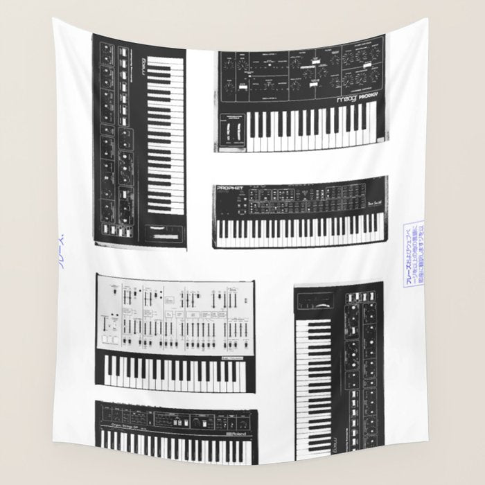 Collection : Synthetizers Wall Tapestry Gallery Image 4