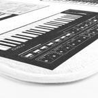 Collection : Synthetizers Bath Mat Gallery Image 3