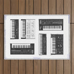 Collection : Synthetizers Outdoor Rug Gallery Image 1