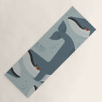 Blue Whale, Wildlife of Antarctica Yoga Mat Gallery Image 1