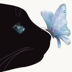 Cat and Butterfly Coffee Mug Gallery Image 2