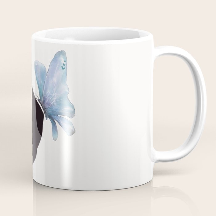 Cat and Butterfly Coffee Mug Gallery Image 1
