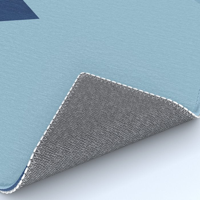 Geometrics - blues & concrete Rug Gallery Image 4