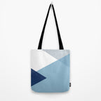 Geometrics - blues & concrete Tote Bag Gallery Image 2