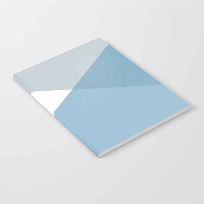 Geometrics - blues & concrete Notebook Gallery Image 2