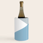 Geometrics - blues & concrete Wine Chiller Gallery Image 1