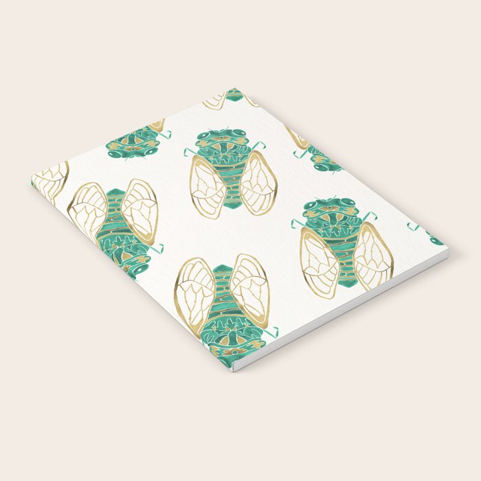 Cicada - Green & Gold Notebook Gallery Image 1