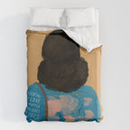 Worthy Of Love No Matter Who Does Or Does Not Notice You. Original Quote By Morgan Harper Nichols Duvet Cover Gallery Image 6