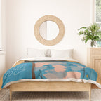 Worthy Of Love No Matter Who Does Or Does Not Notice You. Original Quote By Morgan Harper Nichols Duvet Cover Gallery Image 3