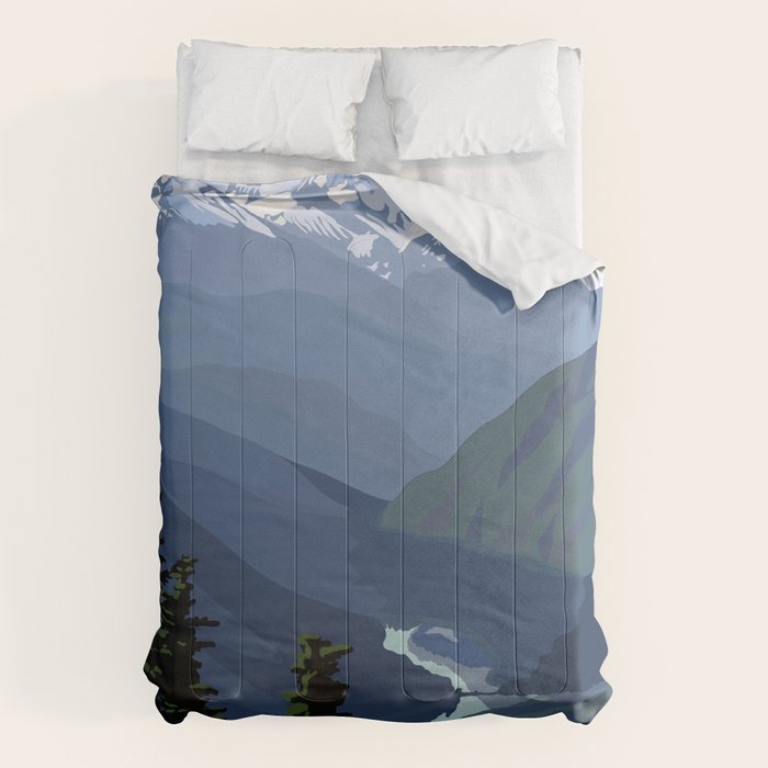 North Cascades National Park, Vintage Comforter Gallery Image 6