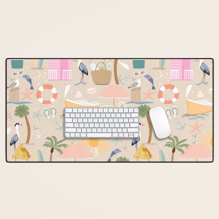 Beach vibe Desk Mat Gallery Image 1