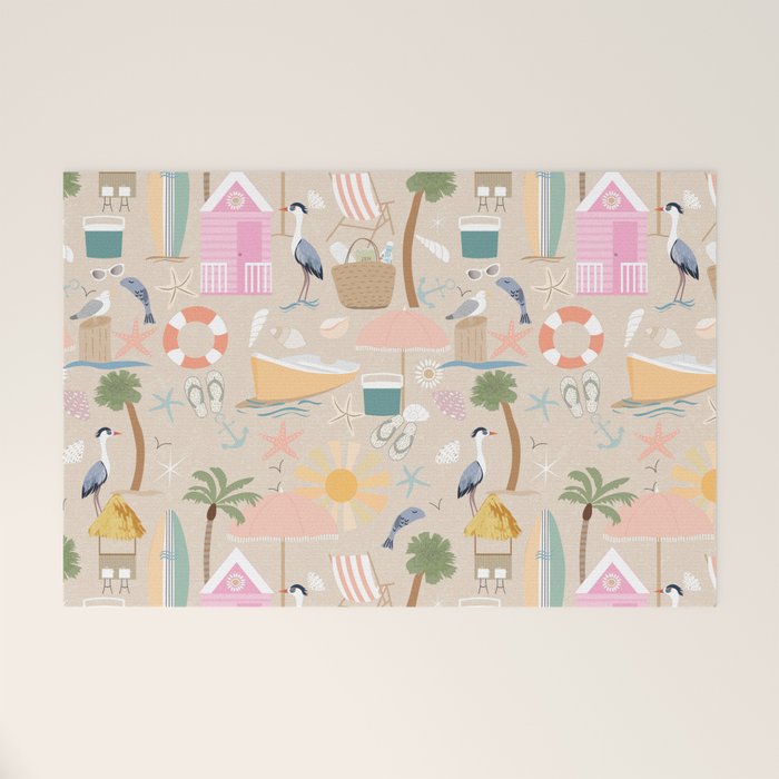 Beach vibe Welcome Mat Gallery Image 1