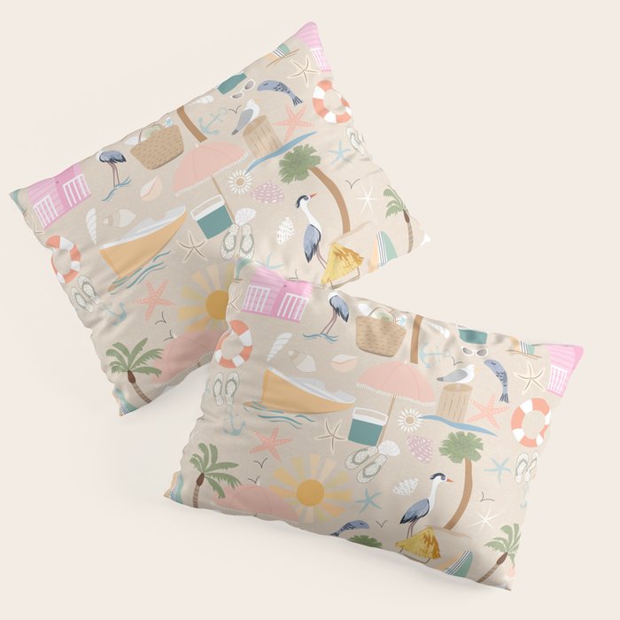 Beach vibe Pillow Sham Gallery Image 3
