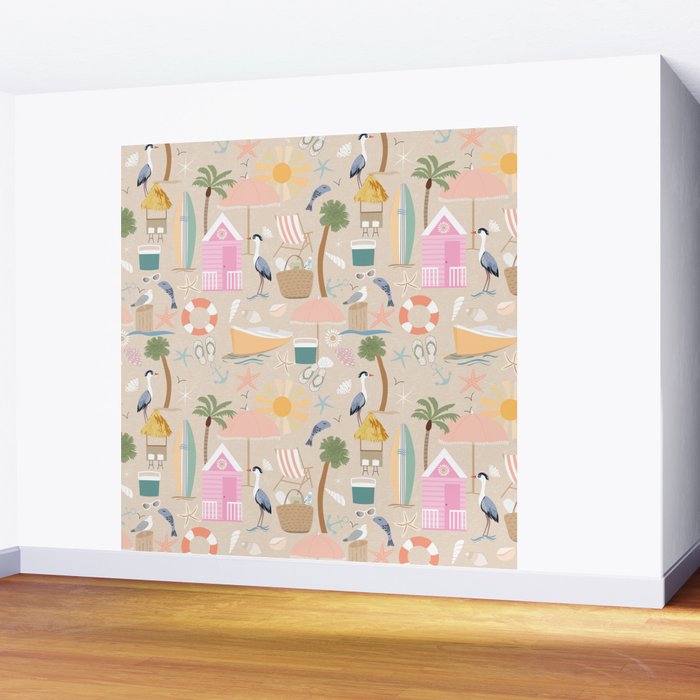 Beach vibe Wall Mural Gallery Image 2