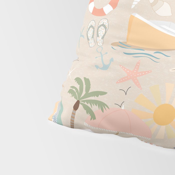 Beach vibe Pillow Sham Gallery Image 4
