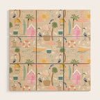 Beach vibe Wood Wall Art Gallery Image 1