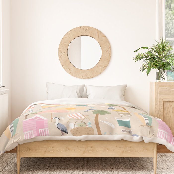 Beach vibe Duvet Cover Gallery Image 3