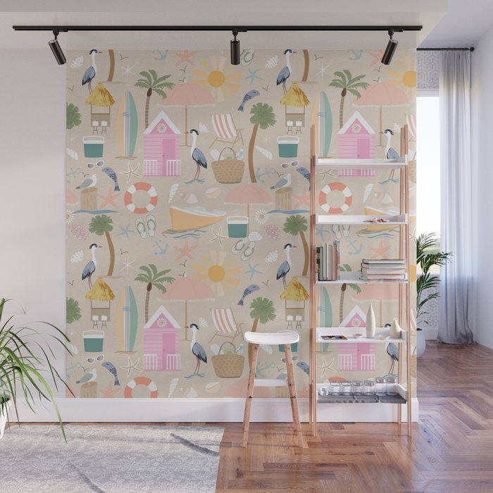 Beach vibe Wall Mural Gallery Image 1