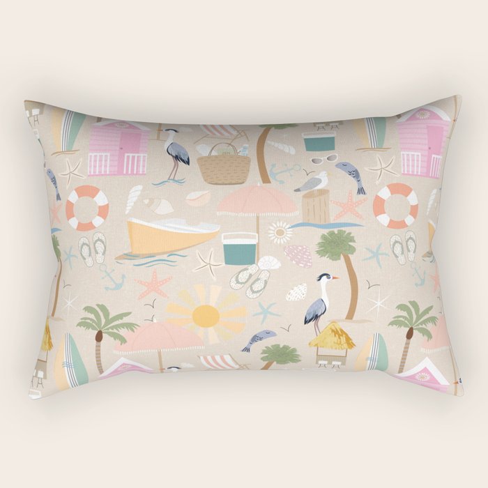 Beach vibe Rectangular Pillow Gallery Image 2