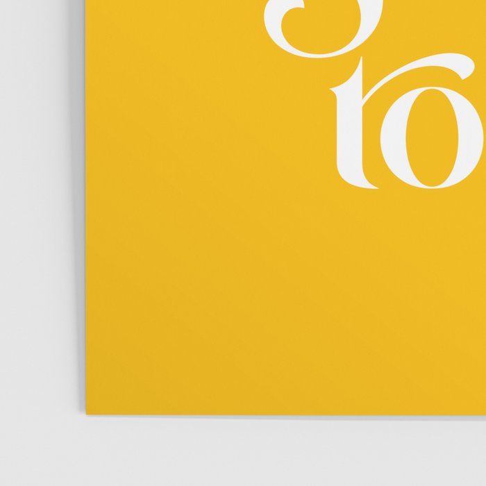 Motivational words smile today yellow Poster Gallery Image 3