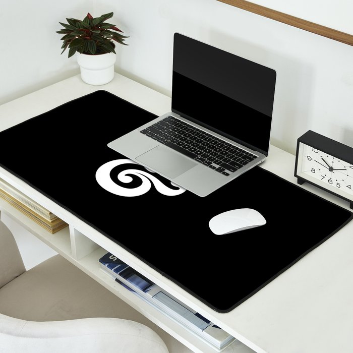 The Ampersand: B&W Edition Desk Mat Gallery Image 2