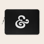 The Ampersand: B&W Edition Laptop Sleeve Gallery Image 1