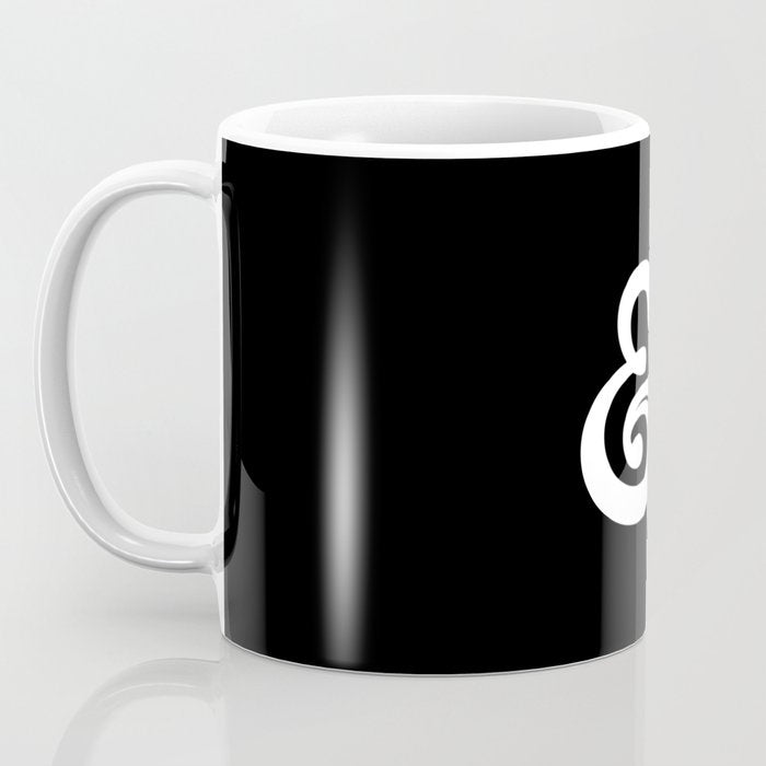 The Ampersand: B&W Edition Coffee Mug Gallery Image 3