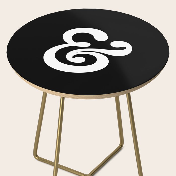 The Ampersand: B&W Edition Side Table Gallery Image 2