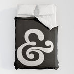 The Ampersand: B&W Edition Duvet Cover Gallery Image 6