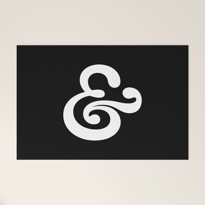 The Ampersand: B&W Edition Welcome Mat Gallery Image 1